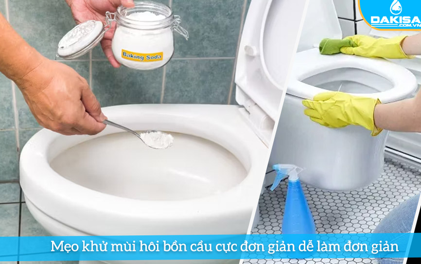 Mẹo khử mùi hôi bồn cầu cực đơn giản dễ làm đơn giản