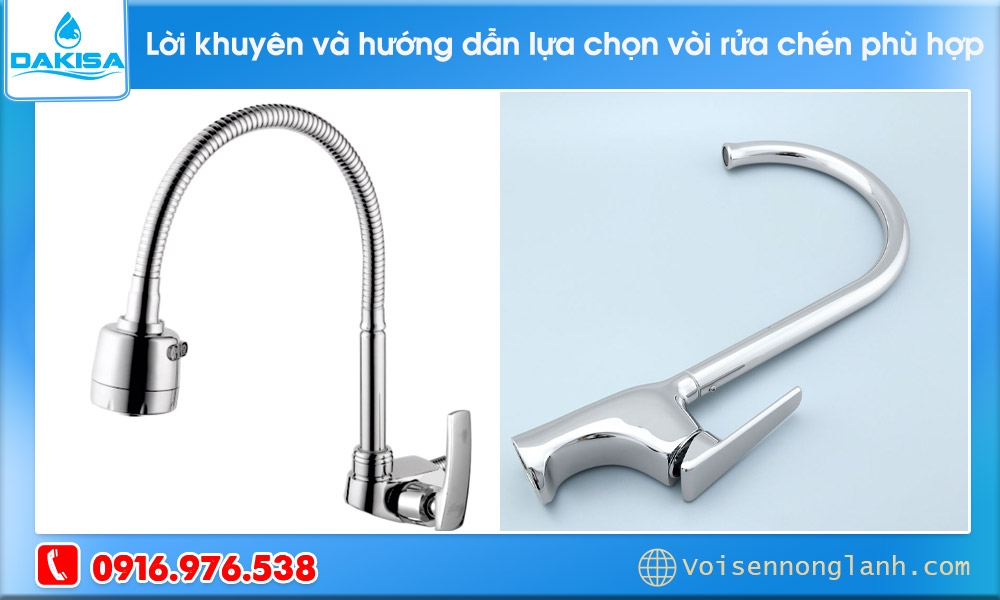 Lời khuyên và hướng dẫn lựa chọn vòi rửa chén phù hợp