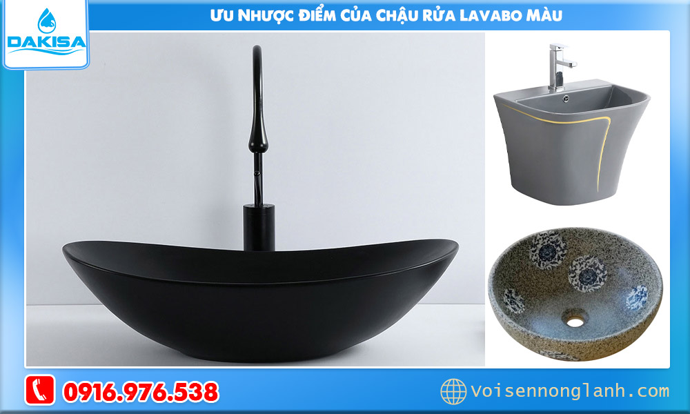 Ưu Nhược Điểm Của Chậu Rửa Lavabo Màu