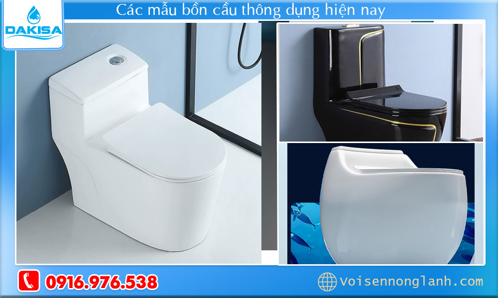 Các loại bồn cầu thông dụng hiện nay
