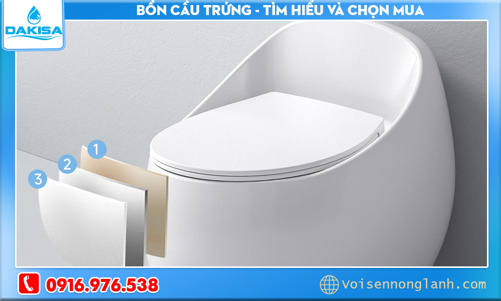 Bồn cầu trứng - tìm hiểu và chọn mua