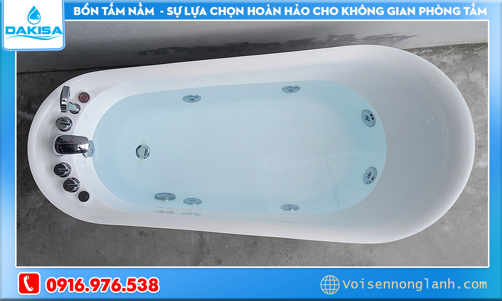 Bồn tắm nằm dakisa - lựa chọn tuyệt vời cho bạn