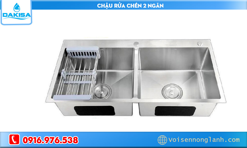 Chậu rửa chén 2 ngăn