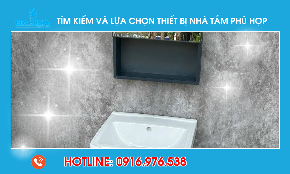 Tìm kiếm và lựa chọn thiết bị nhà tắm phù hợp