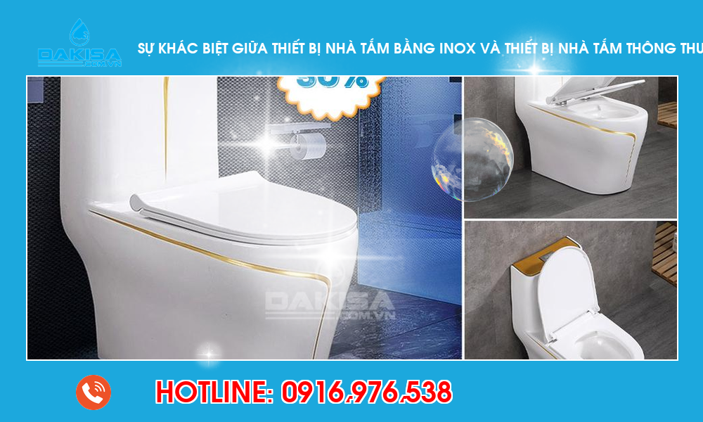 Sự khác biệt giữa thiết bị nhà tắm bằng inox và thiết bị nhà tắm thông thường