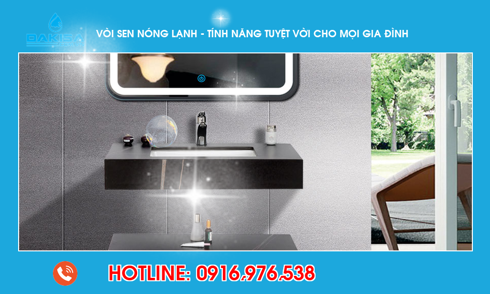 Vòi sen nóng lạnh - tính năng tuyệt vời cho mọi gia đình
