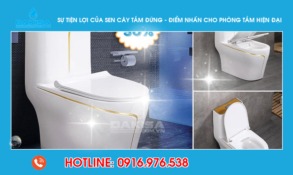 Sự tiện lợi của sen cây tắm đứng - điểm nhấn cho phòng tắm hiện đại
