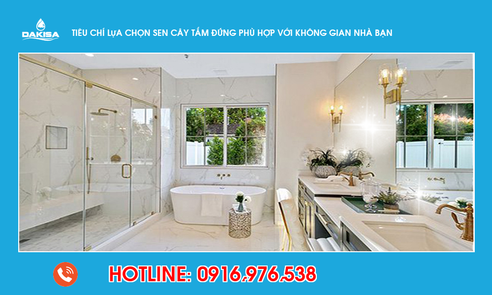 Lựa chọn sen cây tắm đứng dựa trên tiêu chí nào để đảm bảo sự thoải mái và an toàn?