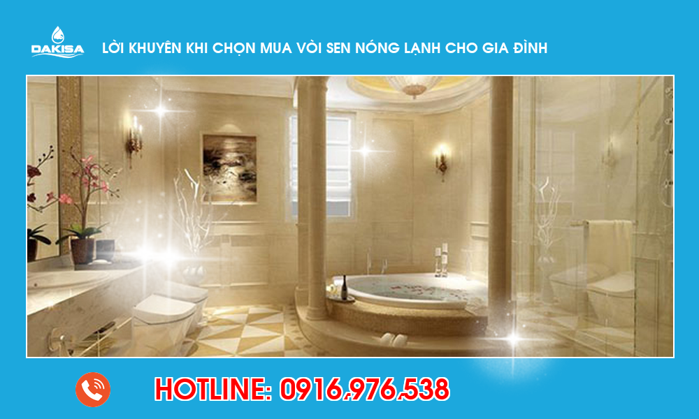 Lời khuyên để duy trì hiệu suất và tuổi thọ của vòi sen nóng lạnh