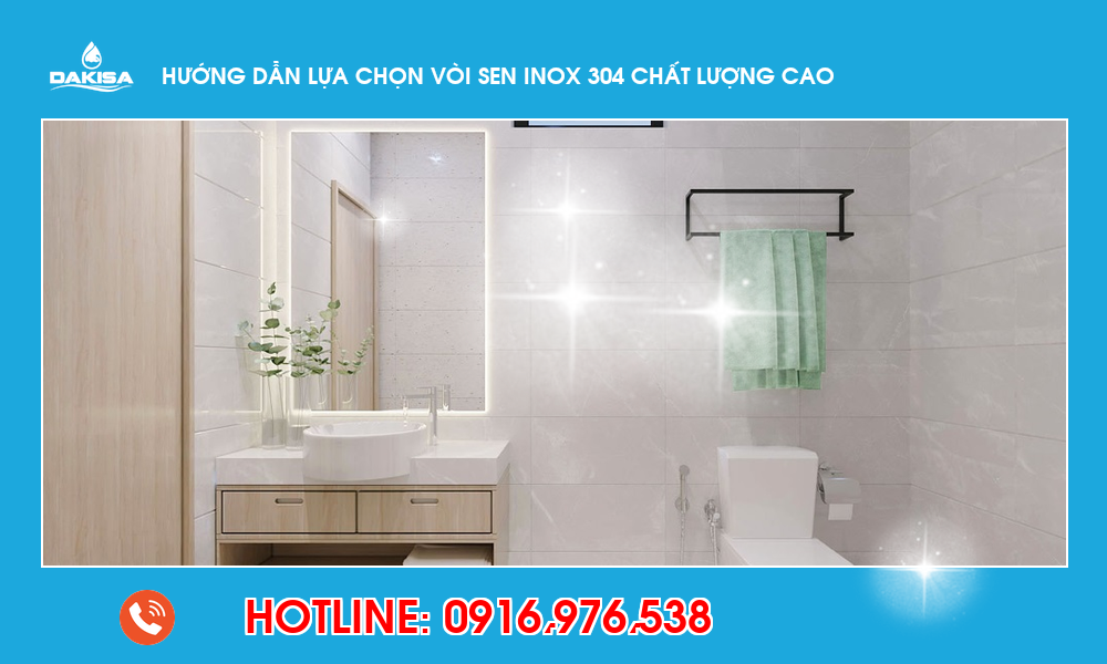 Hướng dẫn bảo hành và vệ sinh vòi sen inox 304 tại nhà