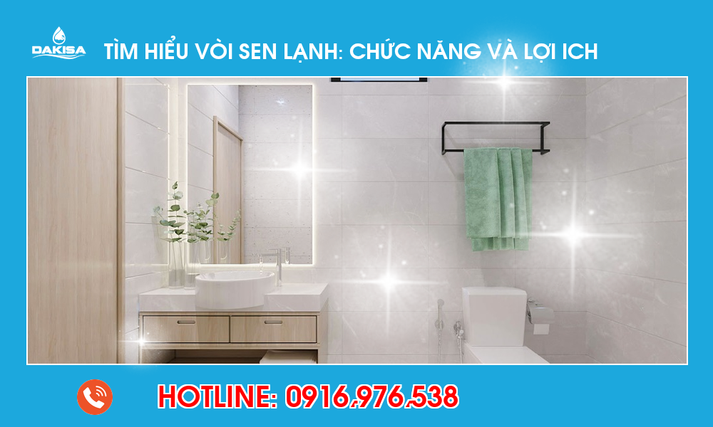 Tìm hiểu vòi sen lạnh: chức năng và lợi ich