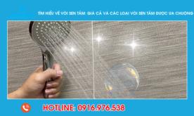 Tìm hiểu về vòi sen tắm: giá cả và các loại vòi sen tắm được ưa chuộng