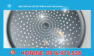 Mẹo nhỏ khi lắp đặt thiết bị nhà tắm Dakisa