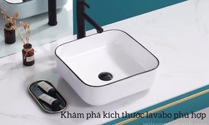Khám phá kích thước lavabo mẫu phòng tắm hiện đại
