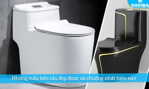 Những mẫu bồn cầu đẹp được ưa chuộng hiện nay