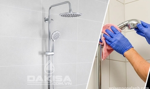 Hướng dẫn cách vệ sinh vòi sen tắm nóng lạnh đúng cách