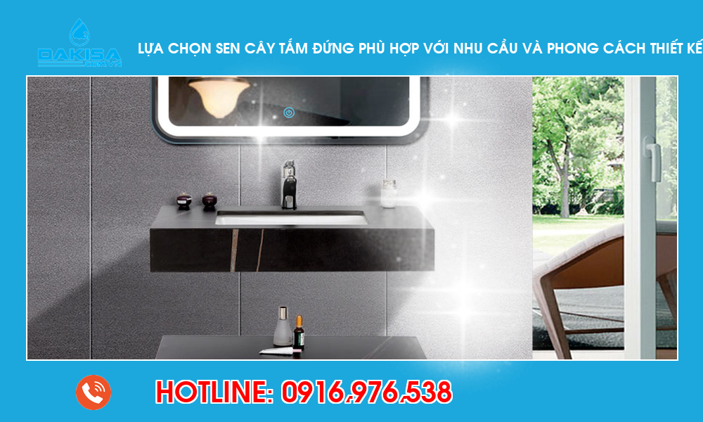 Lựa chọn sen cây tắm đứng phù hợp với nhu cầu và phong cách thiết kế